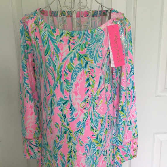 NWT Lilly Pulitzer Sophie Dress Size Small "Multi Unicorn of the Sea" RARE - Picture 2 of 13